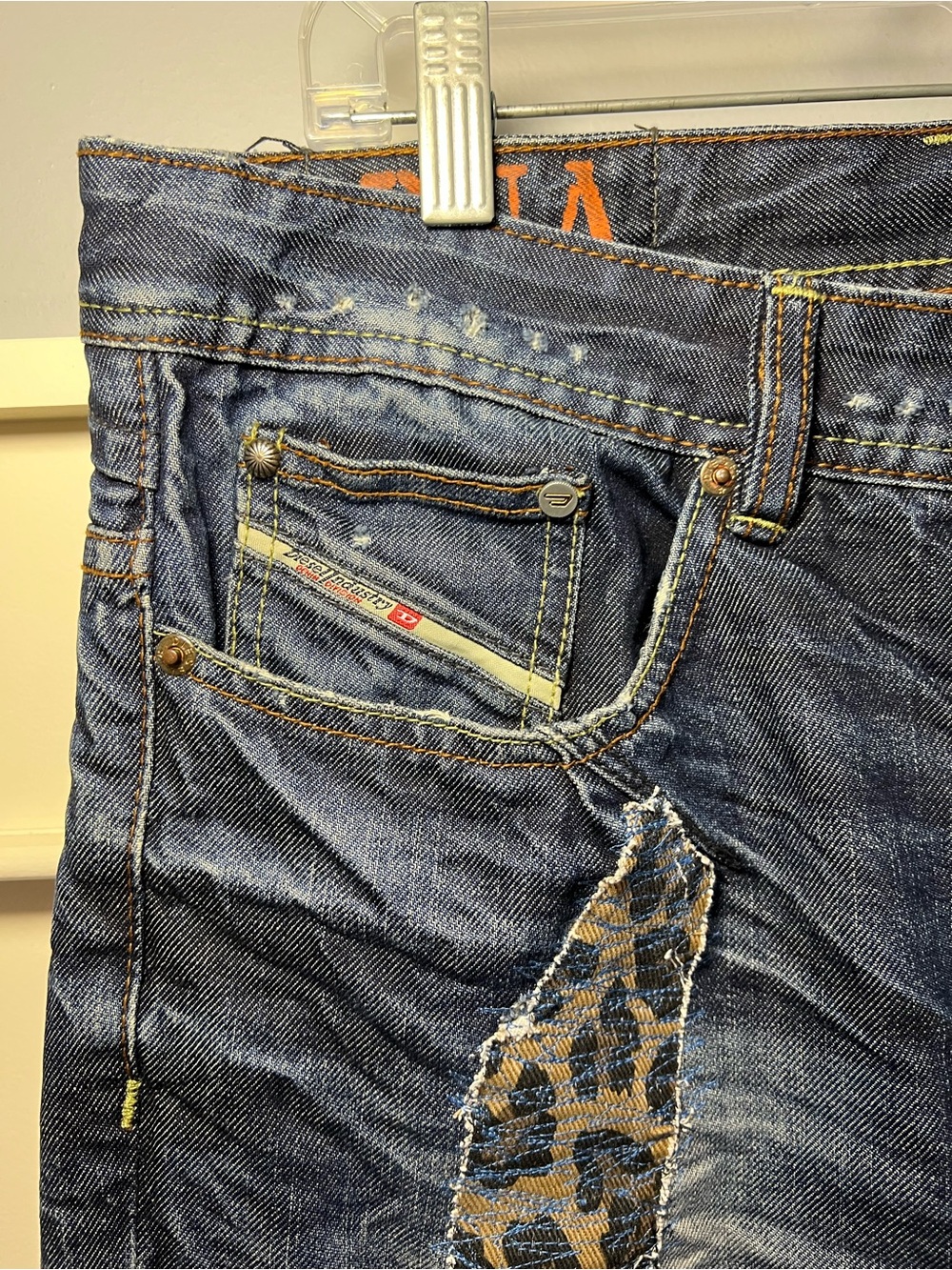 Diesel DNA "dirty new age" stacked slim distressed jeans - Picture 4 of 16